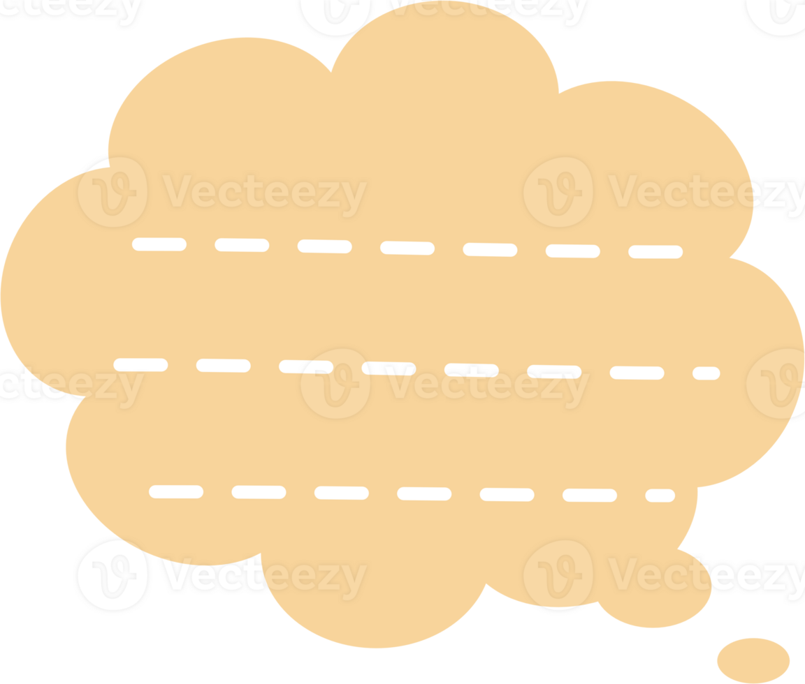 Colorful pastel yellow color speech bubble balloon, icon sticker memo keyword planner text box banner, flat png transparent element design