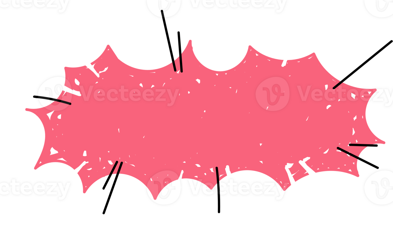 Colorful pastel pink color speech bubble balloon with quotation marks, icon sticker memo keyword planner text box banner, flat png transparent element design