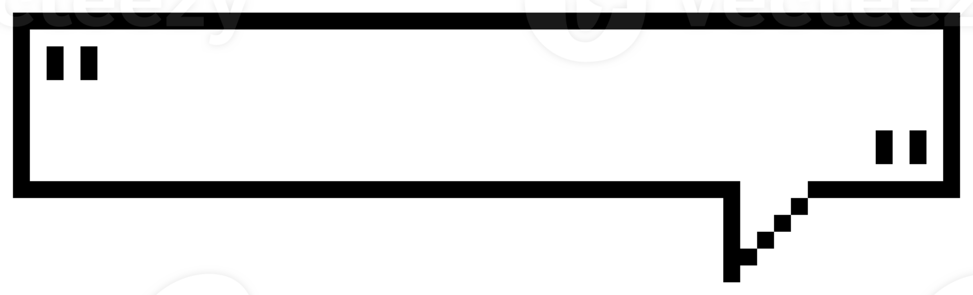 8bit retro game pixel speech bubble balloon icon sticker memo keyword planner text box banner, flat png transparent element design