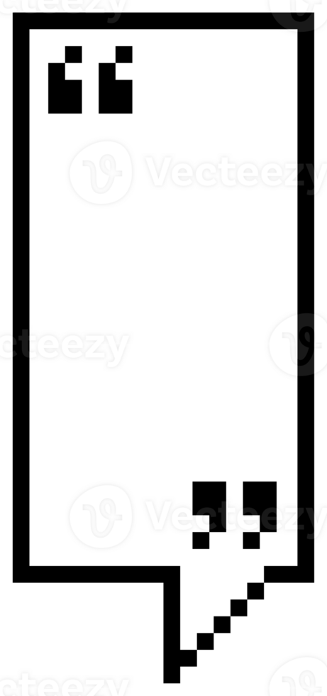 8bit retro game pixel speech bubble balloon icon sticker memo keyword planner text box banner, flat png transparent element design