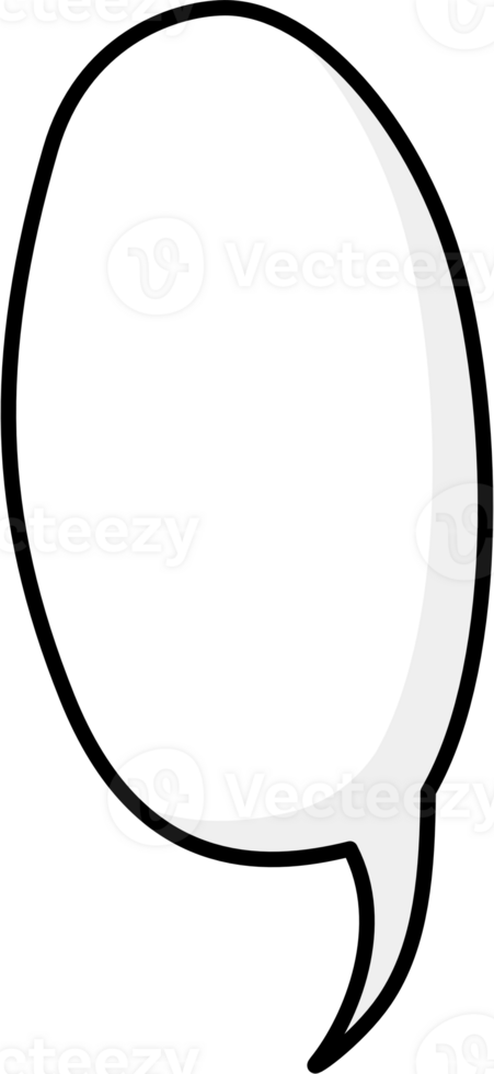Black and white speech bubble balloon, icon sticker memo keyword planner text box banner, flat png transparent element design