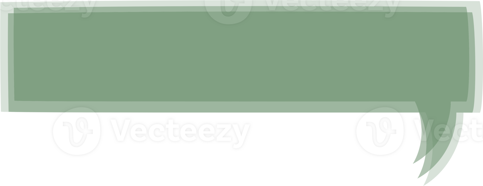 Colorful pastel green color speech bubble balloon, icon sticker memo keyword planner text box banner, flat png transparent element design