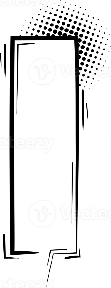 Black and white Pop art polka dots halftone speech bubble balloon icon sticker memo keyword planner text box banner, flat png transparent element design