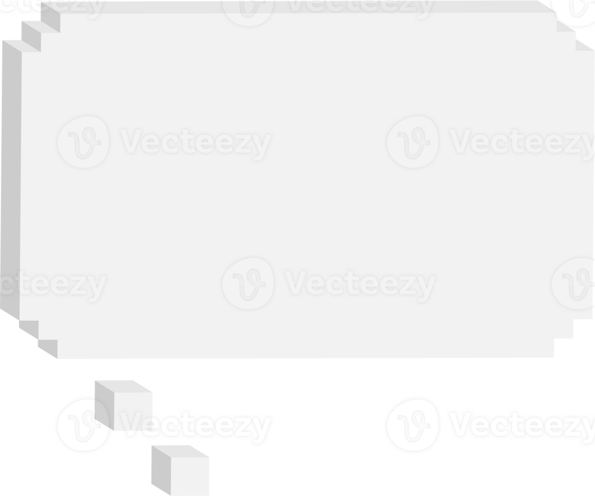 8bit retro game pixel speech bubble balloon icon sticker memo keyword planner text box banner, flat png transparent element design