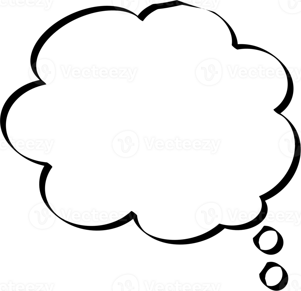 Black and white speech bubble balloon, icon sticker memo keyword planner text box banner, flat png transparent element design
