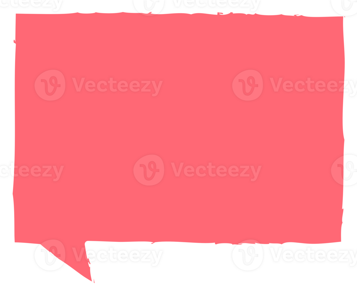 Colorful pastel pink color speech bubble balloon, icon sticker memo keyword planner text box banner, flat png transparent element design
