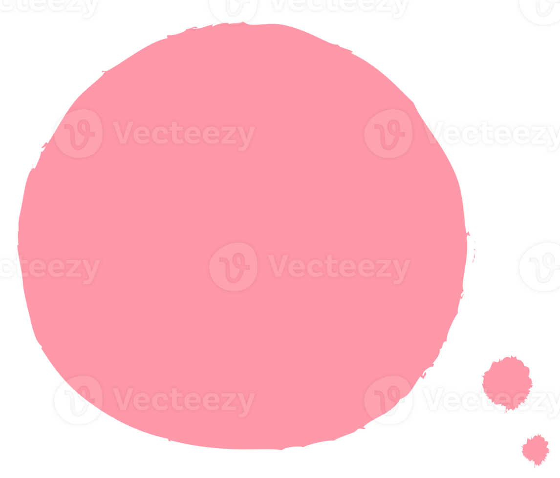 Colorful pastel pink color speech bubble balloon, icon sticker memo keyword planner text box banner, flat png transparent element design
