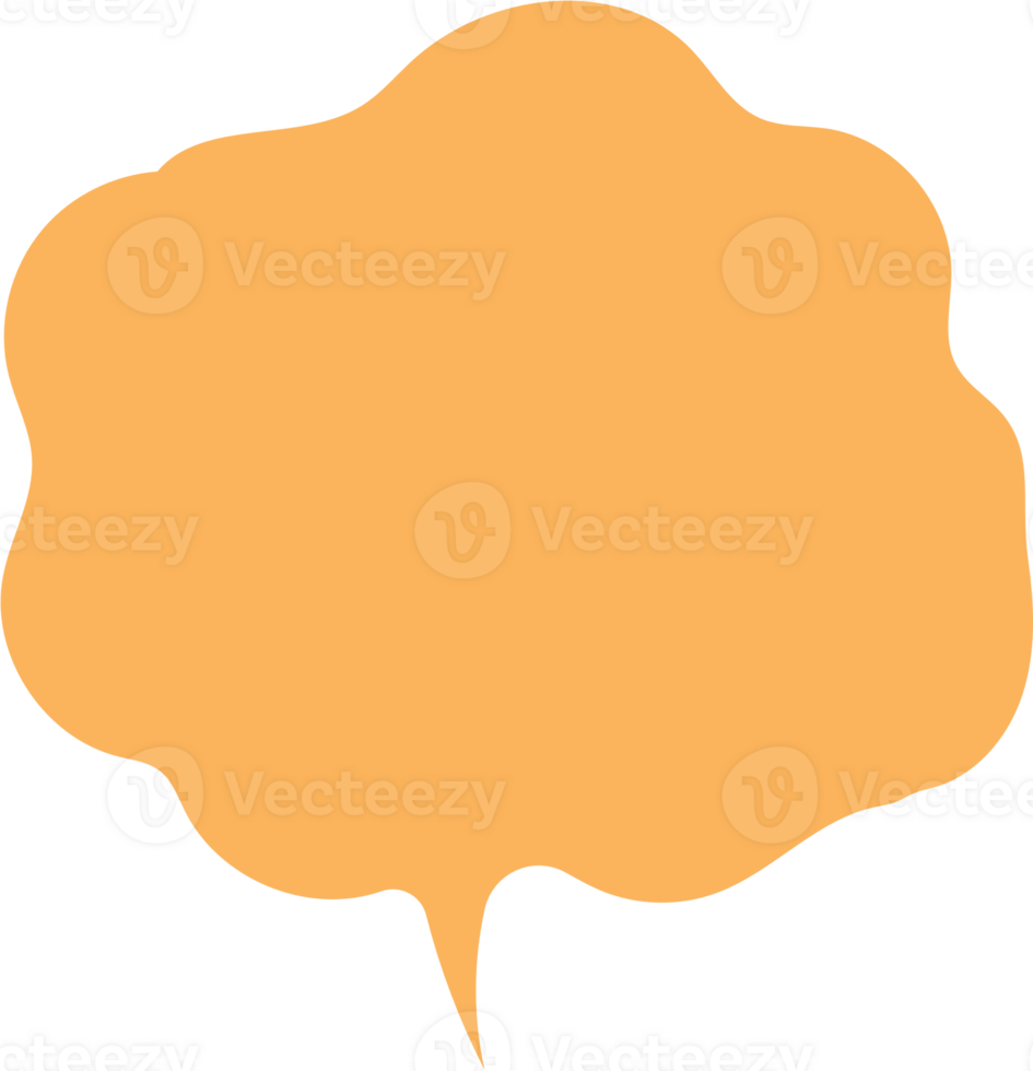 Colorful pastel yellow color speech bubble balloon, icon sticker memo keyword planner text box banner, flat png transparent element design