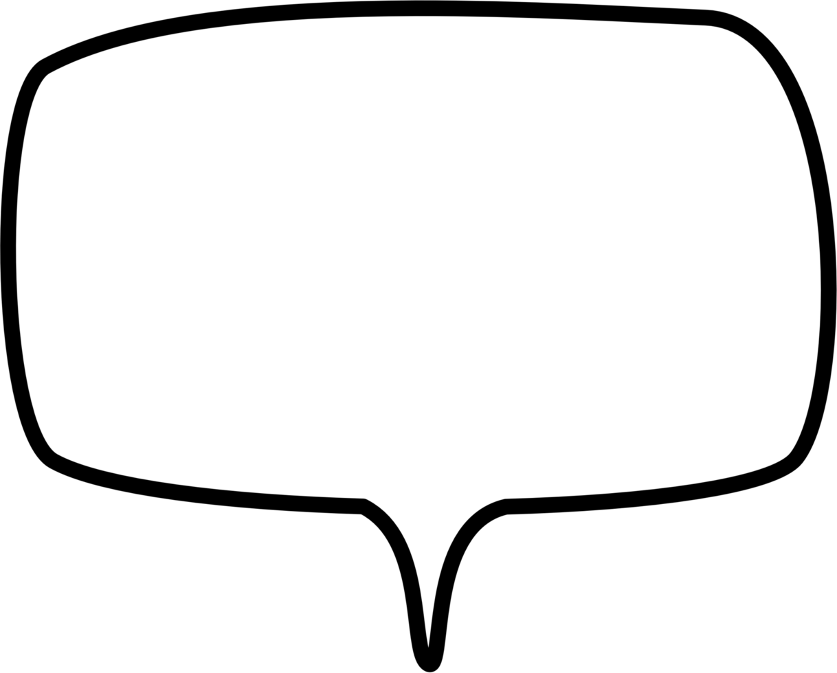 Black and white speech bubble balloon, icon sticker memo keyword planner text box banner, flat png transparent element design