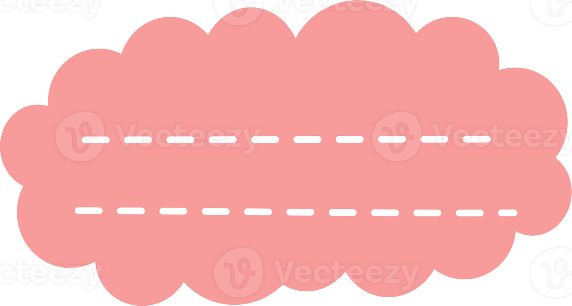 Colorful pastel pink color speech bubble balloon, icon sticker memo keyword planner text box banner, flat png transparent element design