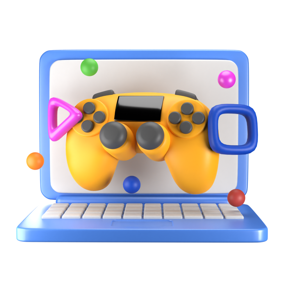 3d portable manette png