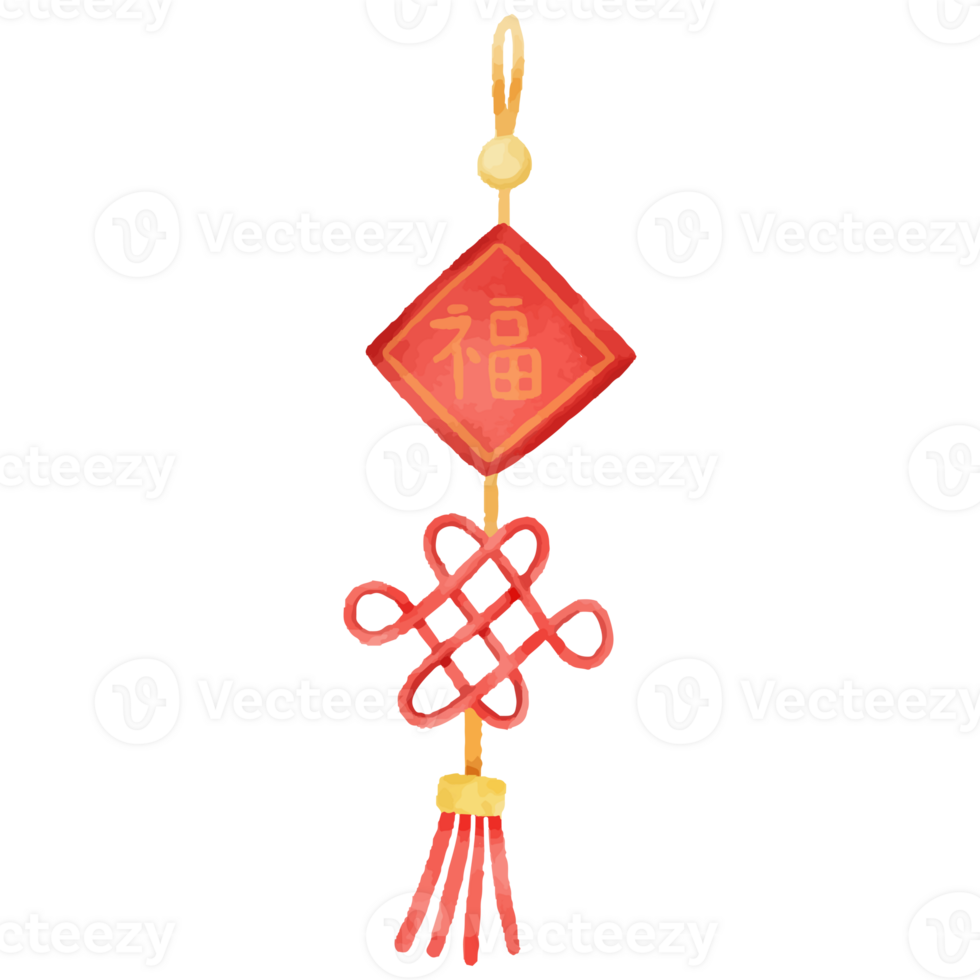 Chinese new year decoration ornament Chinese knot png