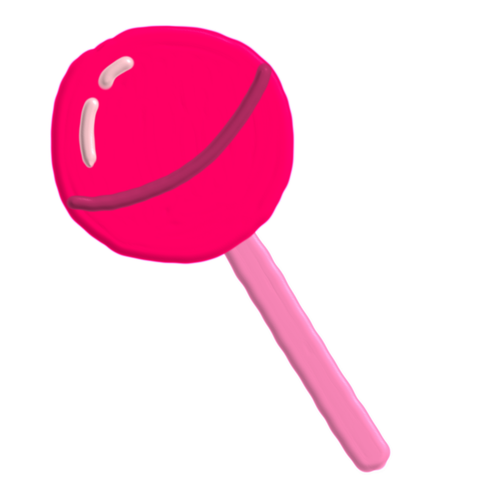 valentine element with acrylic paint png