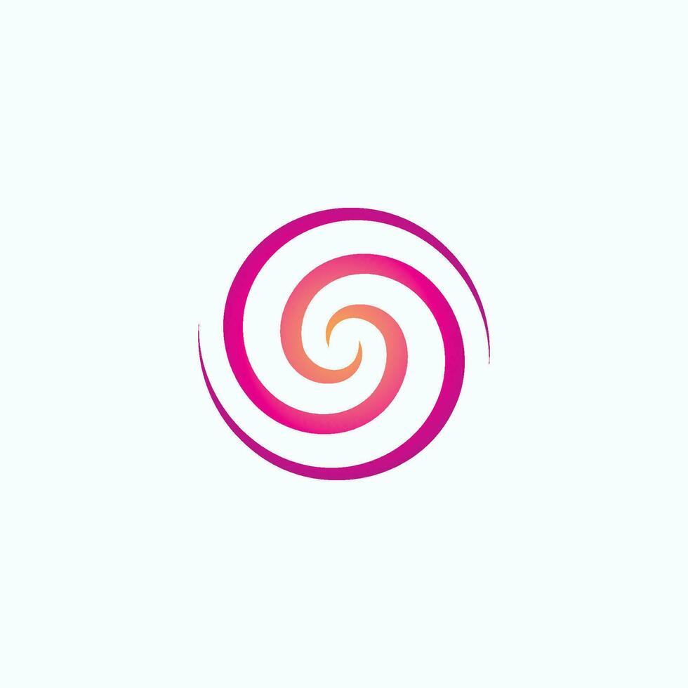 Vortex icon logo vector design template