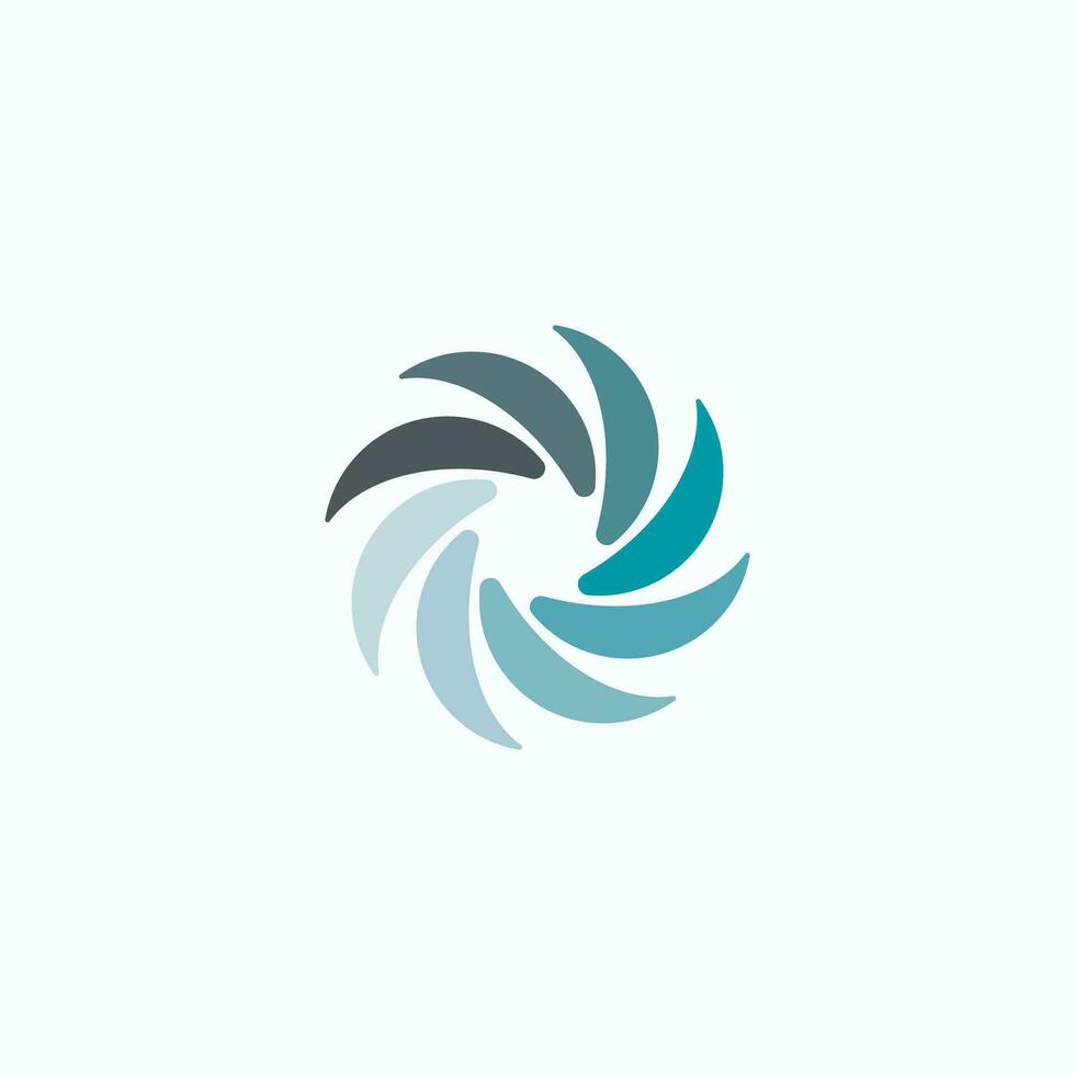 Vortex icon logo vector design template
