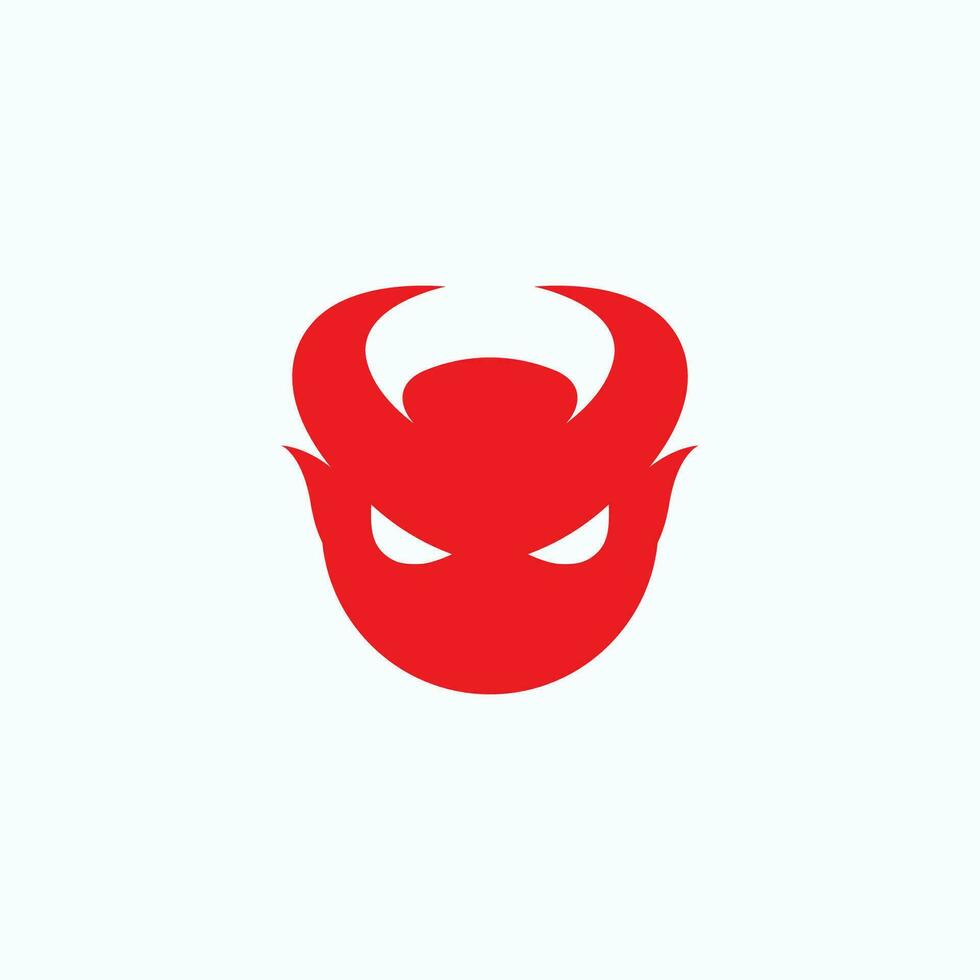 Devil logo symbol vector template