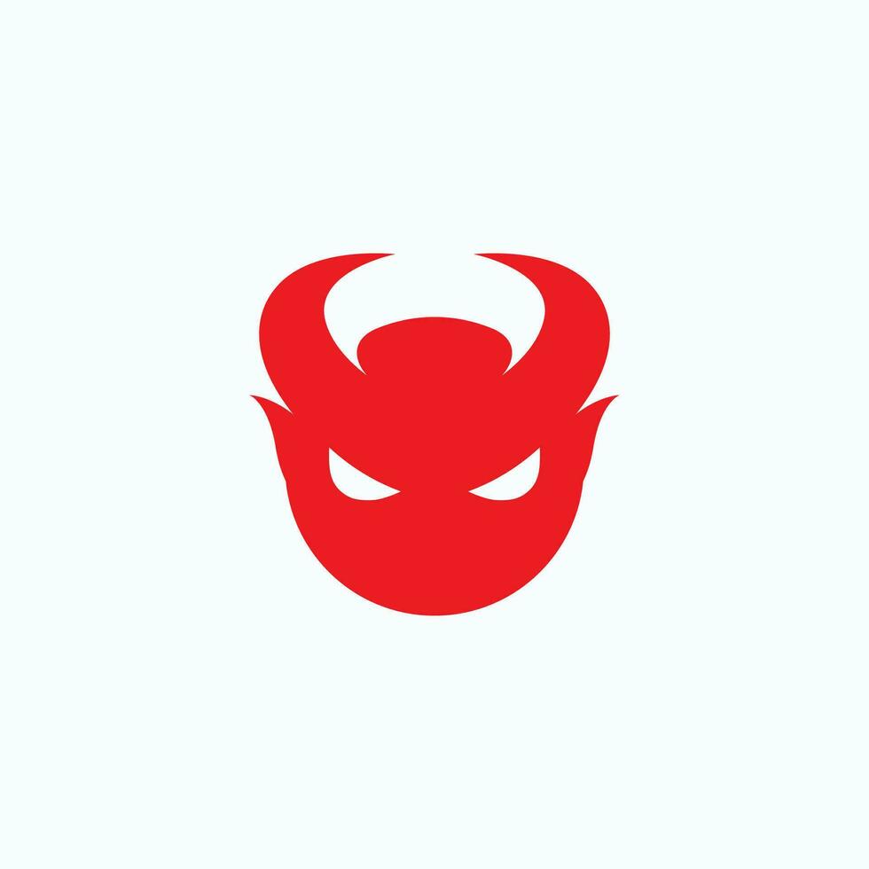 Devil logo symbol vector template