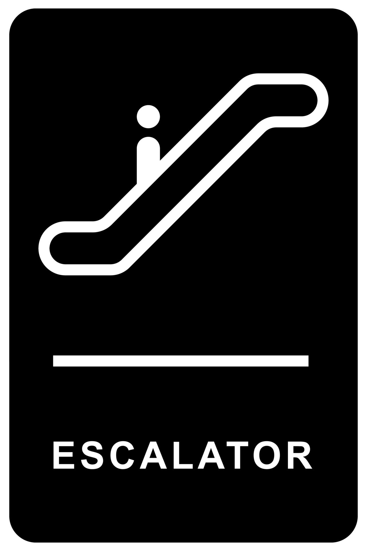 Escalator sign stock illustration. Vector design. 36311728 Vector Art
