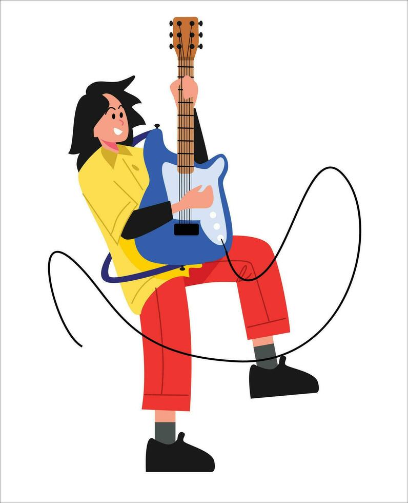 music flat design vector