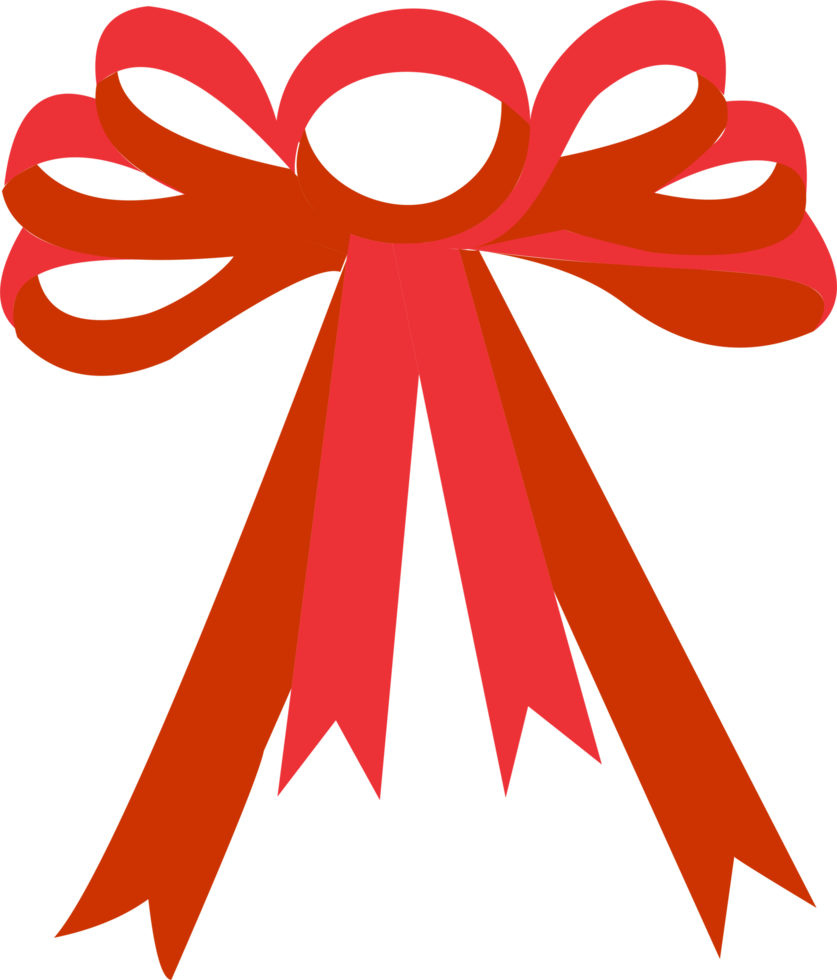 The red bow PNG