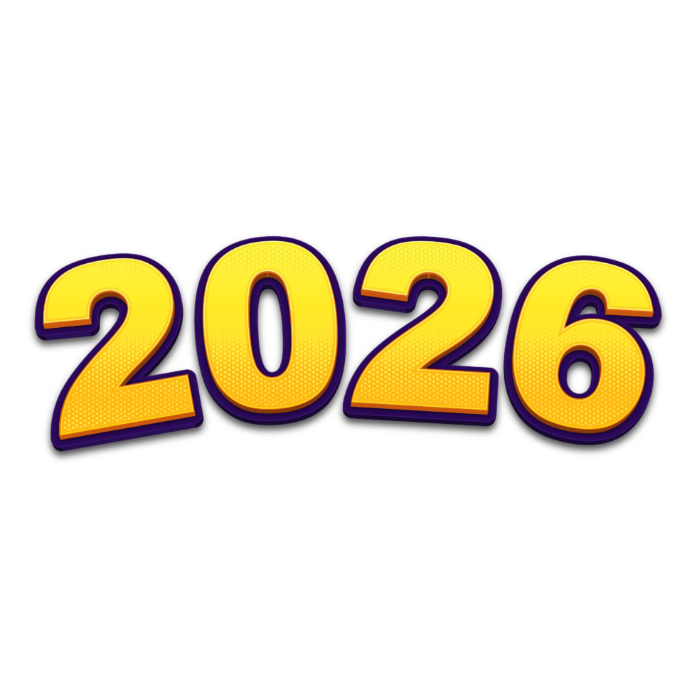 Happy new year 2026 36312106 PNG