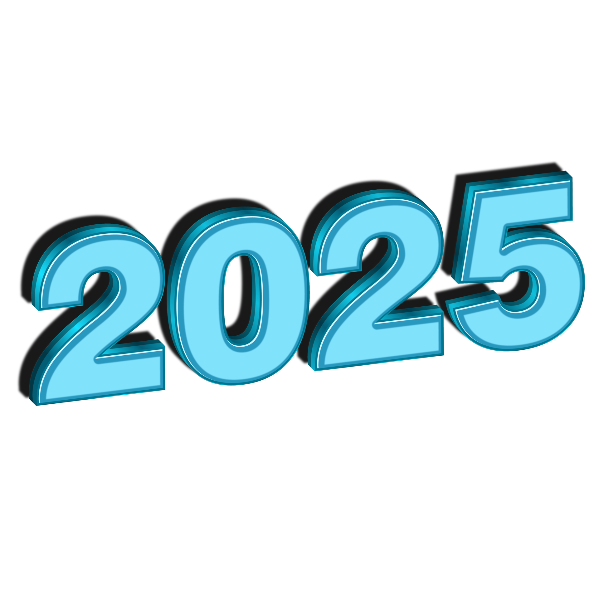 Happy new year 2025 36312108 PNG