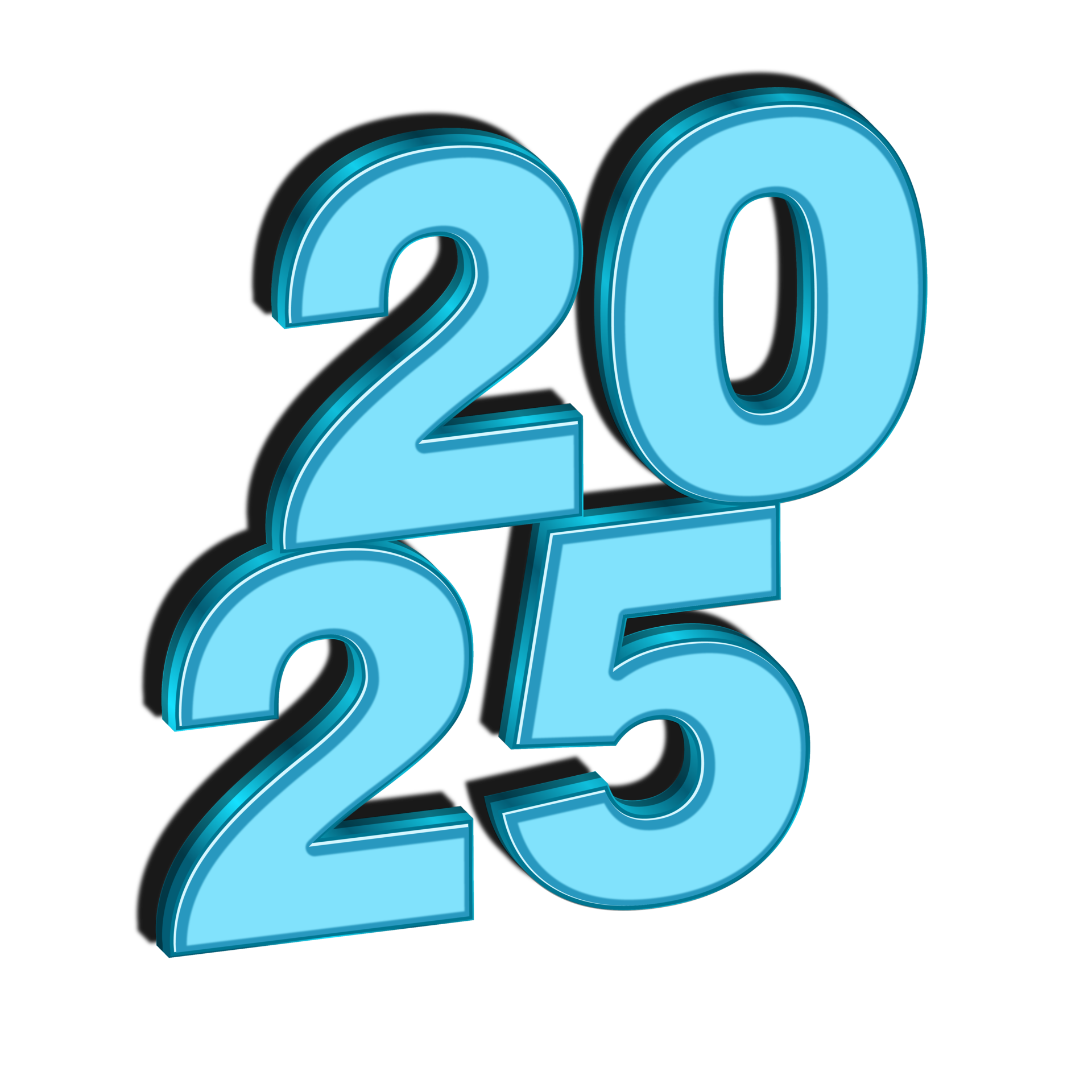 Happy new year 2025 36312129 PNG