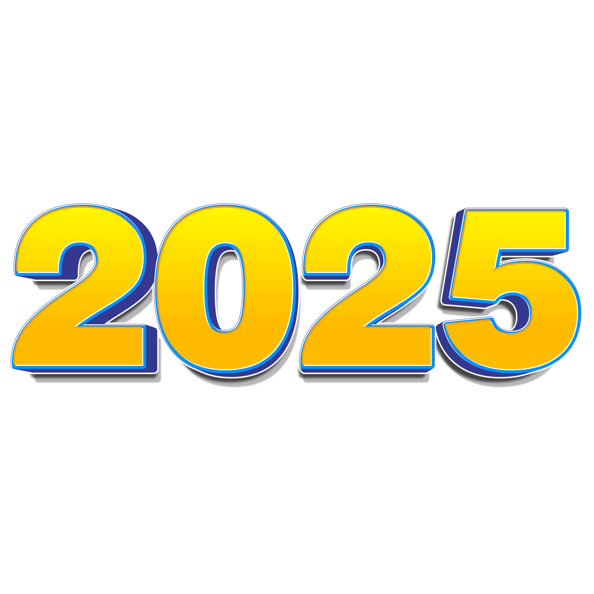 Happy new year 2025 36312132 PNG
