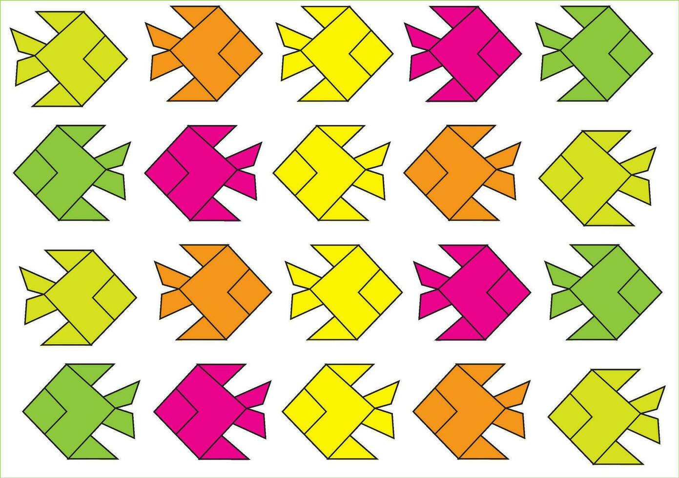Origami animals vector illustration. Animal origami paper. Paper art illustration. Origami icon set pattern