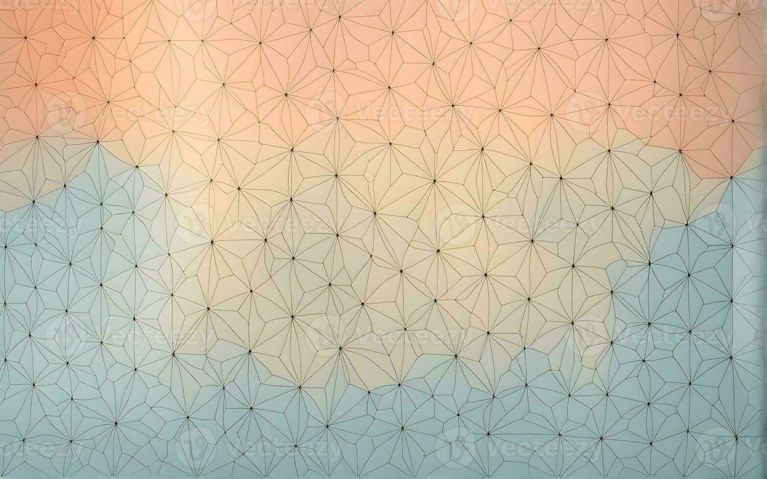 AI generated abstract background with line and node for desktop wallpaper photo