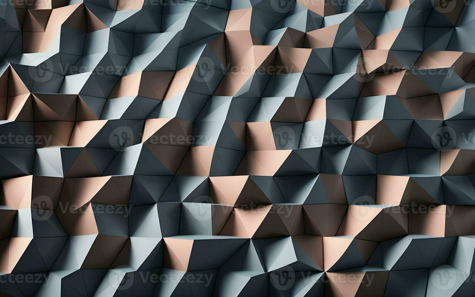 AI generated Realistic desktop wallpaper with abstract design photo