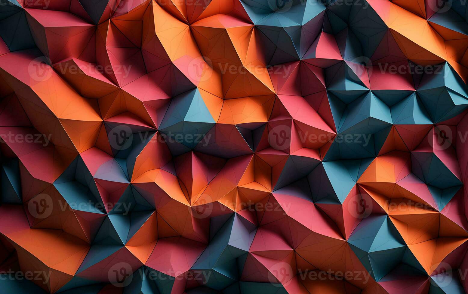 AI generated abstract 3d rendering background for desktop wallpaper photo