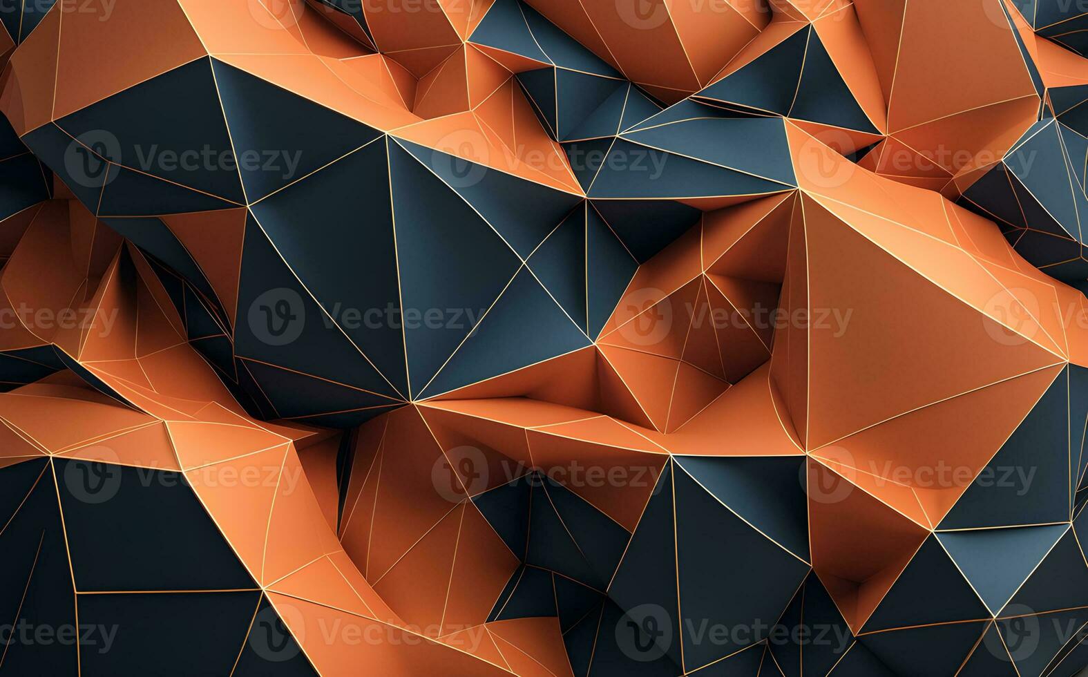 AI generated abstract 3d rendering background for desktop wallpaper photo