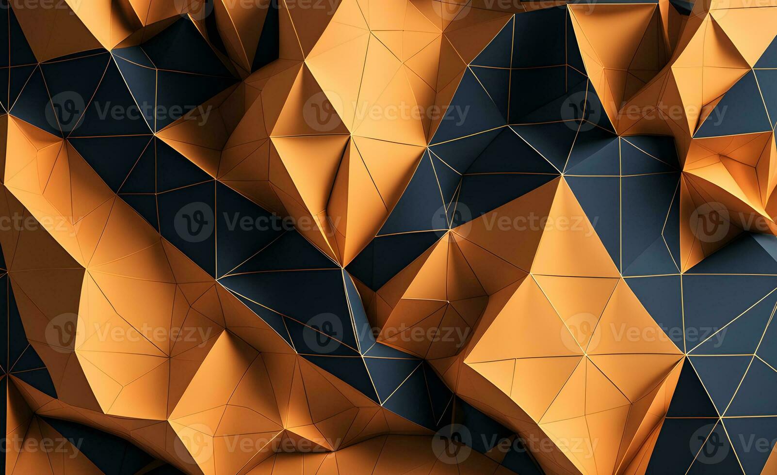 AI generated abstract 3d rendering background for desktop wallpaper photo