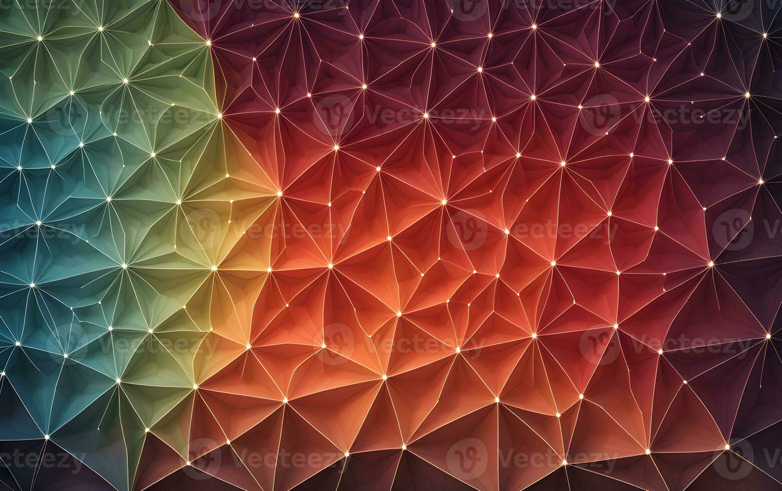 AI generated abstract background with line and node for desktop wallpaper photo