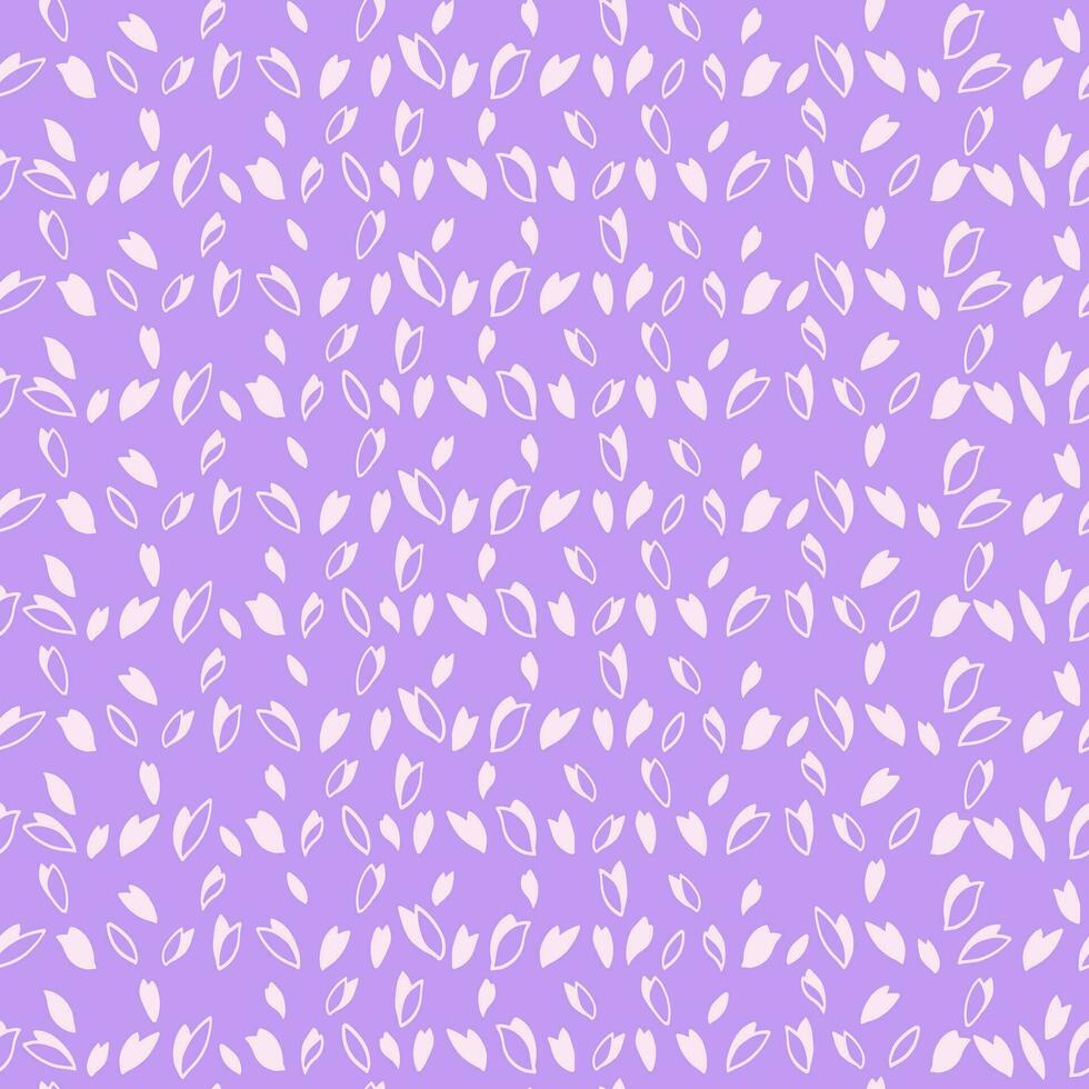 Trendy purple, violet seamless pattern with striped lines in a dots. Simple background with texture, drops, polka dot, spots. Vector hand drawn sketch. Design for fashion, printing, surface design