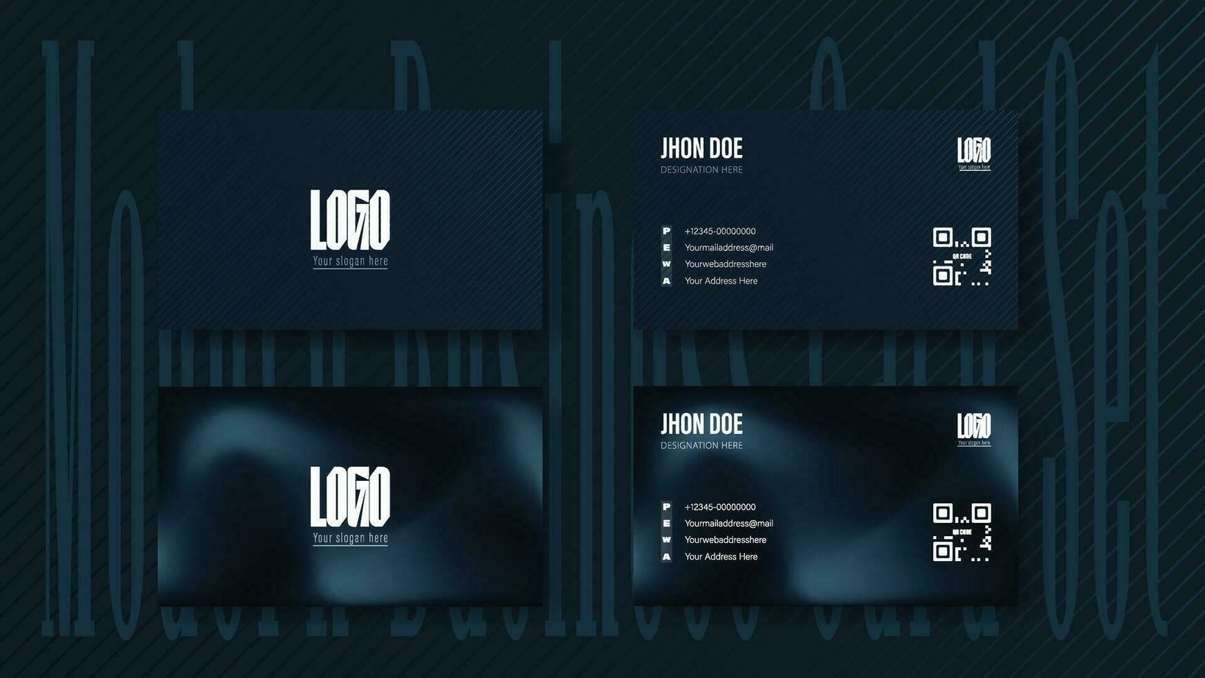 Modern Business Card Design vector