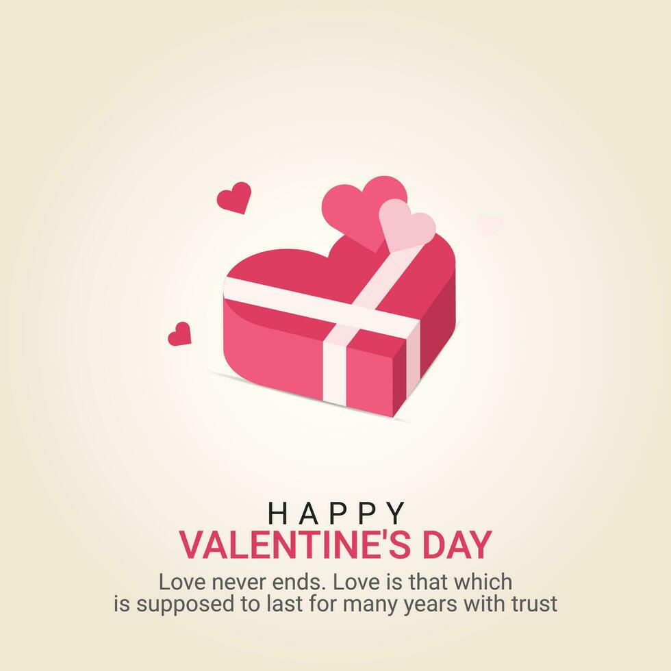 vector Happy Valentine's Day,3d illustration