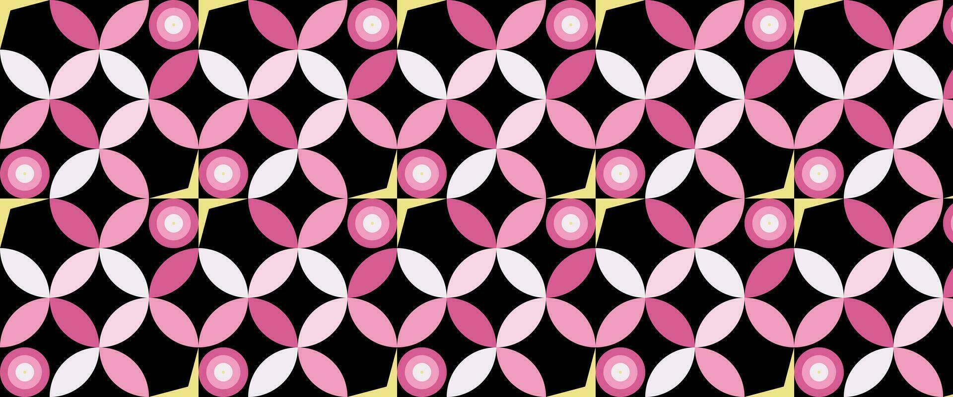 Geometric pattern vector background with Scandinavian abstract color or Swiss geometry prints of rectangles, squares and circles shape design