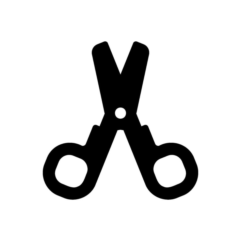 tijeras icono para corte herramientas vector