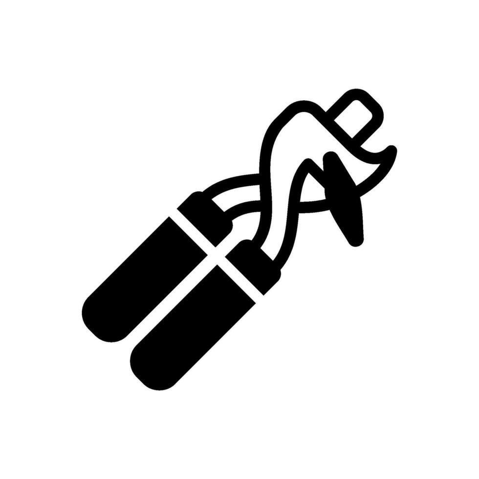 Can opener tool icon such as pliers vector