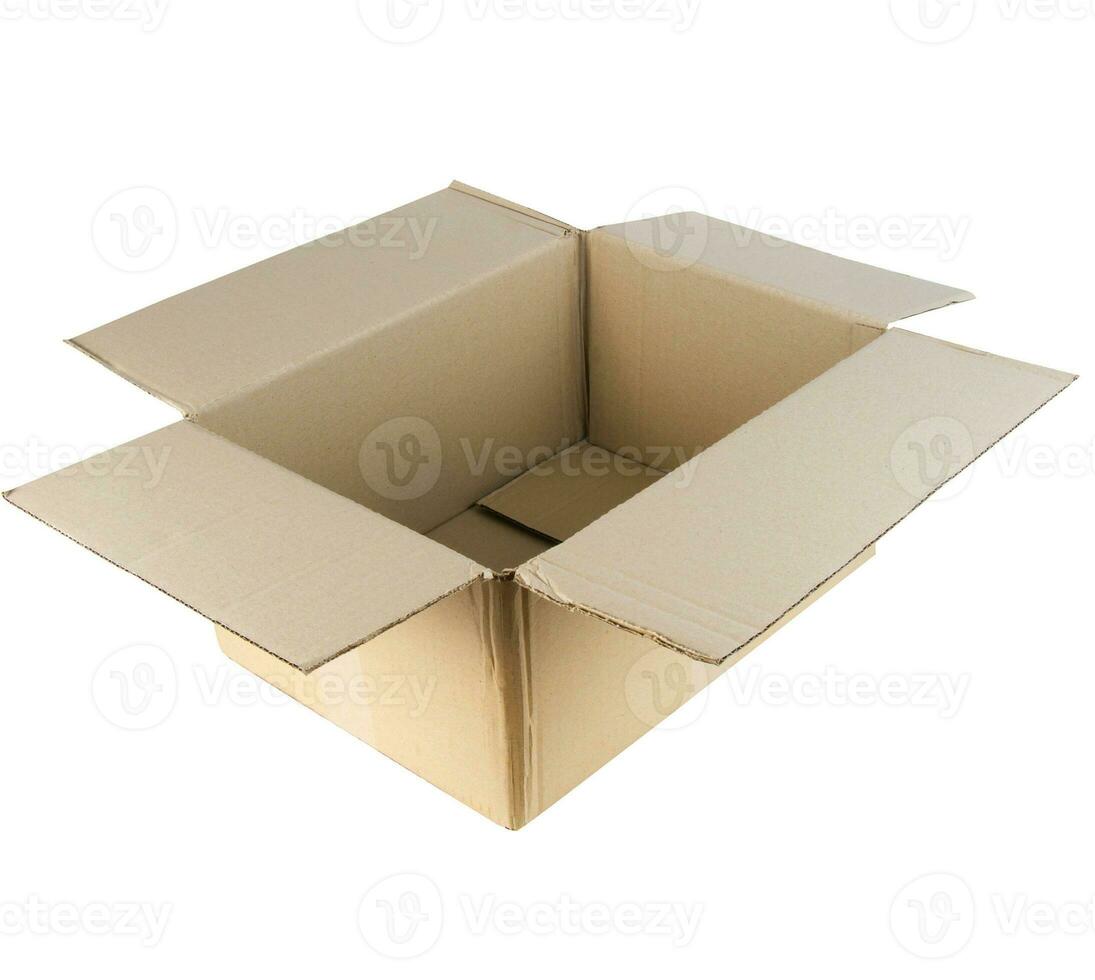 the box on white photo