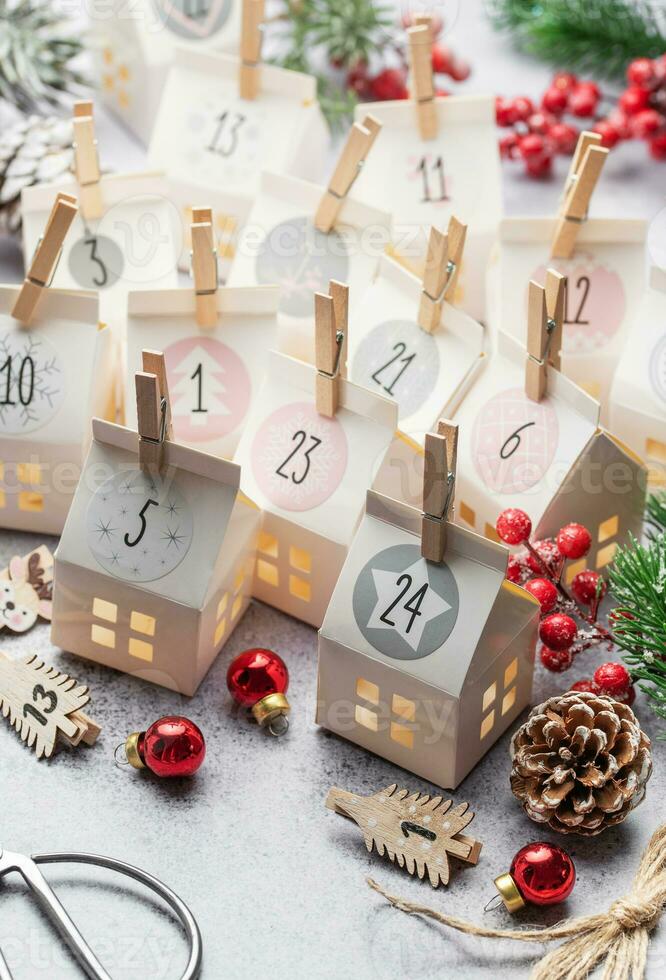 Advent calendar, Christmas gifts photo