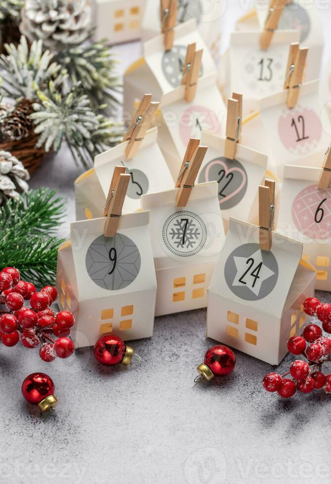 Advent calendar, Christmas gifts photo