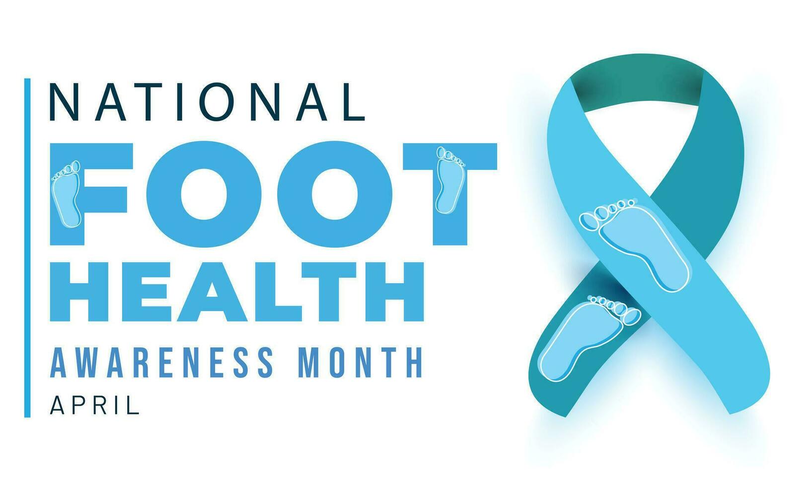 National Foot Health Awareness Month. background, banner, card, poster