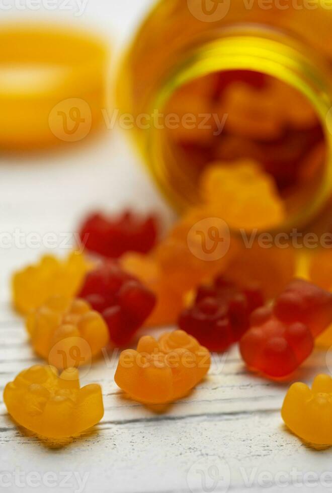 Chewable gummy vitamins photo
