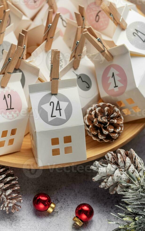 Advent calendar, Christmas gifts photo