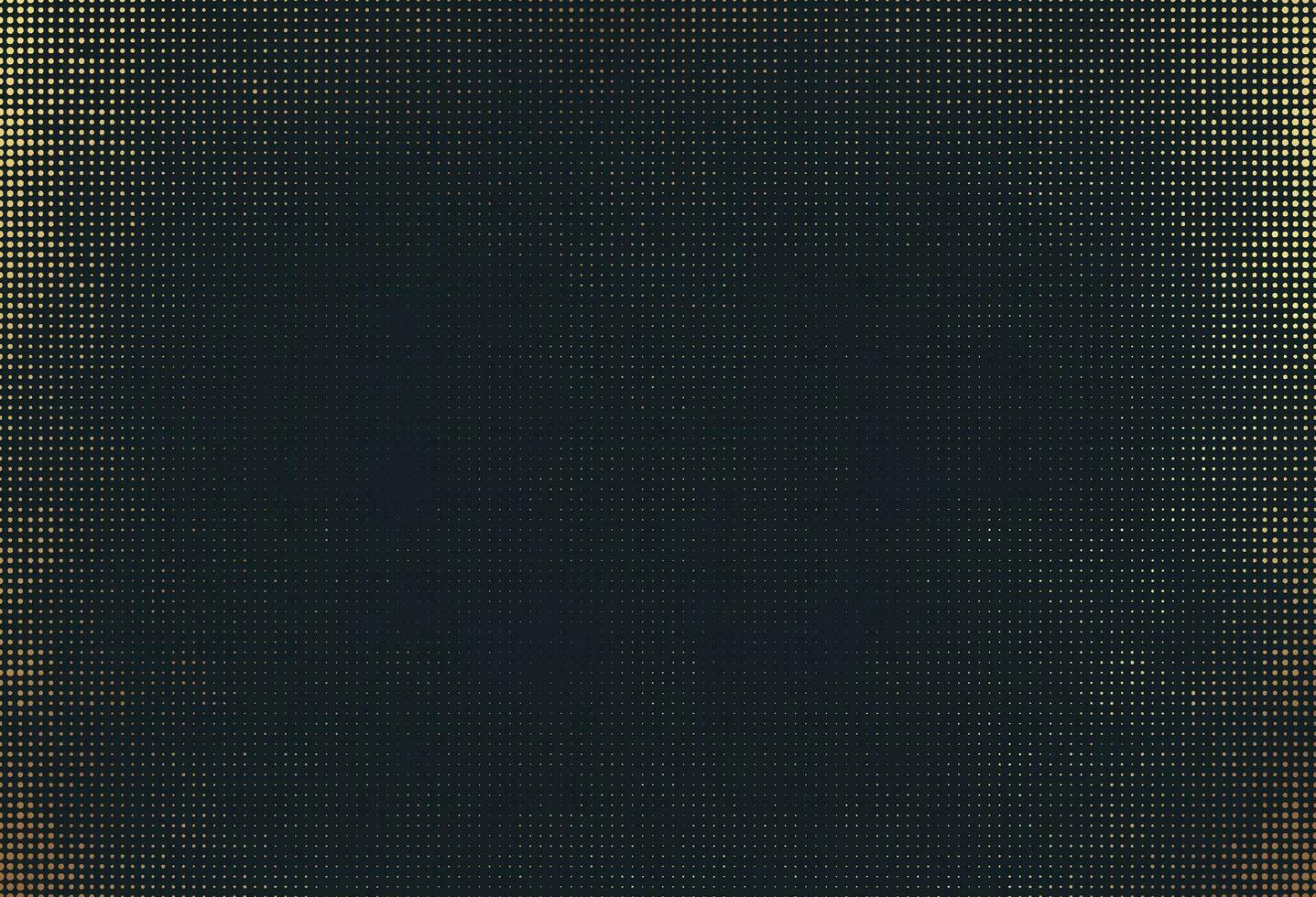 Abstract halftone grunge background. Artistic backdrop design with golden halftone grunge effect on dark background. vector