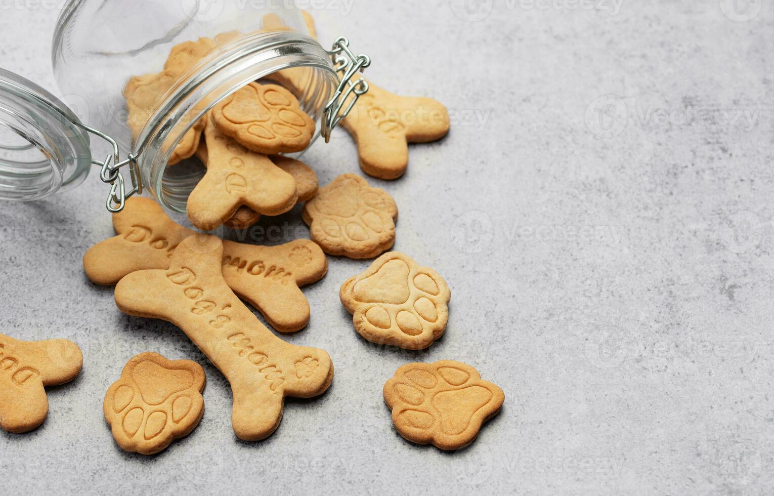 Homemade dog biscuits photo