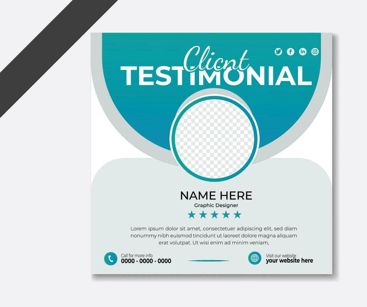 Creative Testimonial, Quote , Infographic Template Editable Vector Illustration